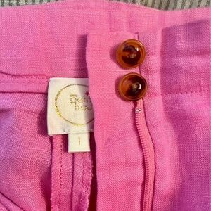 Des Petits Hauts High Waist Tie Front Shorts